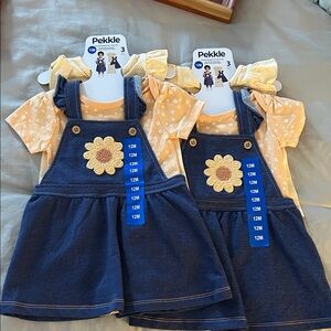 Yellow and Blue Kids Dress